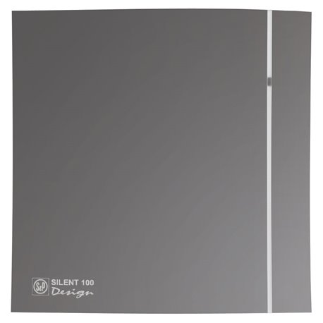 Aérateur Silent design 100 CZ Gris 85 m3/h Clapet anti-retour Aérateur Silent design 100 CZ Gris 85 m3/h Clapet anti-retour
