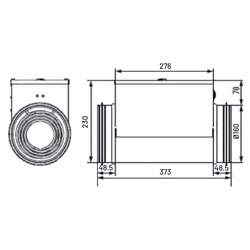 Batterie électrique Mono Ø160mm 900 Watts