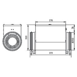 Batterie électrique Mono Ø250mm 3000 Watts