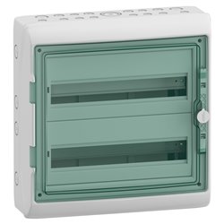 Coffret électrique étanche Mureva 13965M 2 rangées de 18 modules