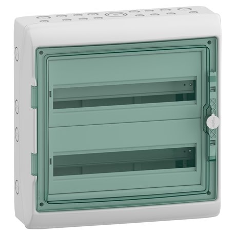 Coffret électrique étanche Mureva 13965M 2 rangées de 18 modules
