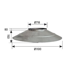 Bavette de protection Ø718/1100 mm