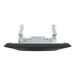 Prise téléphone en T avec plaque Ovalis S340496 8 contacts anthracite