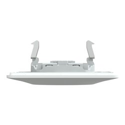 Prise téléphone en T avec plaque Ovalis S320496 8 contacts blanc
