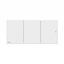 Radiateur à inertie Ozéo Horizontal 2000 Watts A693487 Blanc