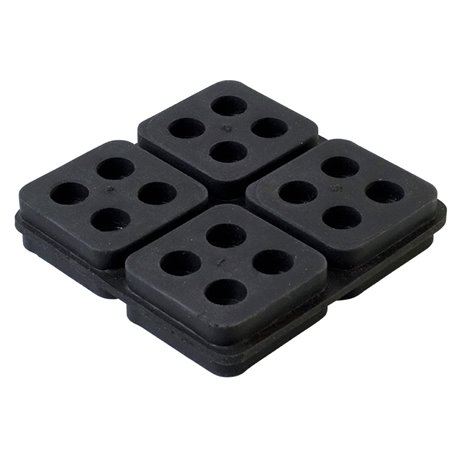 Lot de 4 Plots amortisseurs 45x45 mm