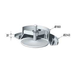 Bouche d'extraction et d'insufflation BER Ø200 mm manchette à griffes