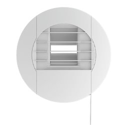 Bouche réglable métallique d'extraction Ø 80, 100, 125, 160 ou 200 mm  (MTVA) - Bouches VMC réglables - Helios