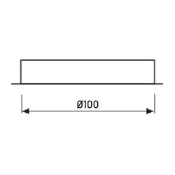 Bouchon sans joint Ø100 mm