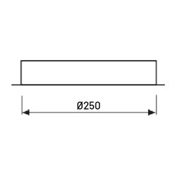 Bouchon sans joint Ø250 mm