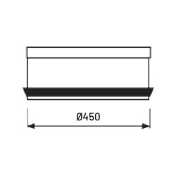 Bouchon avec joint Ø450 mm