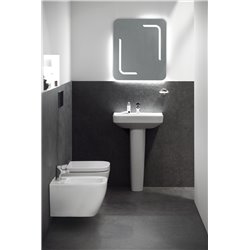 Colonne à poser pour lavabo blanc