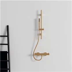 Ensemble de douche Idealrain barre 60 cm or brossé
