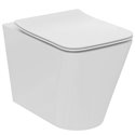 Abattant WC fin Blend Curve blanc brillant avec frein de chute