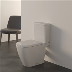 Abattant WC recouvrant I.Life B blanc brillant recouvrant