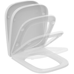 Abattant WC recouvrant I.Life B blanc brillant recouvrant avec frein de chute