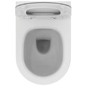 WC suspendu Blend Curve 360x545x390 mm rond blanc brillant