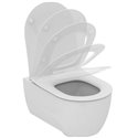 WC suspendu Blend Curve 360x545x390 mm rond blanc brillant