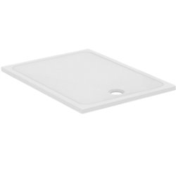 Receveur de douche Okyris+ 100x70 cm version droite blanc brillant