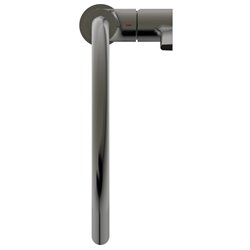 Mitigeur de cuisine Gusto tube rond gris magnétique