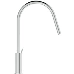 Mitigeur de cuisine Gusto tube rond chromé