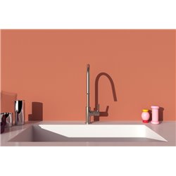 Mitigeur de cuisine Gusto tube rond gris orage