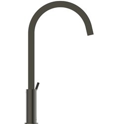 Mitigeur de cuisine Gusto tube carré gris magnétique