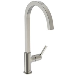 Mitigeur de cuisine Gusto tube carré gris orage