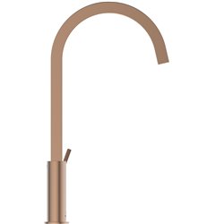 Mitigeur de cuisine Gusto tube carré cuivre brossé