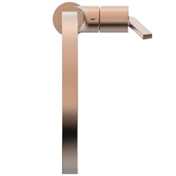 Mitigeur de cuisine Gusto tube carré cuivre brossé