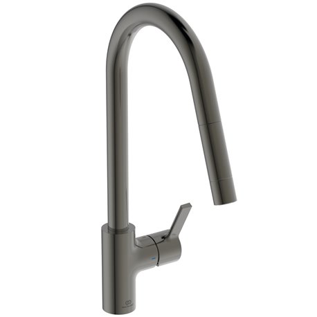 Mitigeur de cuisine Gusto douchette extractible 1 jet gris magnétique
