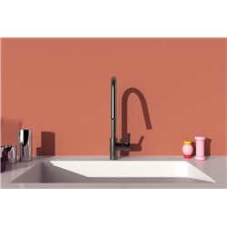 Mitigeur de cuisine Gusto douchette extractible 1 jet gris magnétique