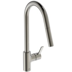 Mitigeur de cuisine Gusto douchette extractible 2 jets gris orage