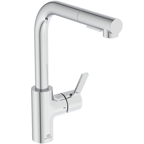 Mitigeur de cuisine Gusto tube L 2 jets chromé