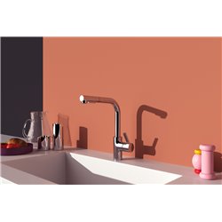 Mitigeur de cuisine Gusto tube L 2 jets chromé