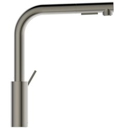 Mitigeur de cuisine Gusto tube L 2 jets gris orage