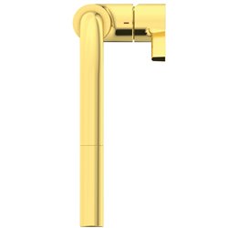 Mitigeur de cuisine Gusto tube L 2 jets or brossé