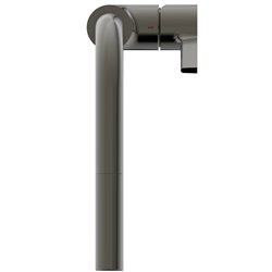 Mitigeur de cuisine Gusto tube L 2 jets gris magnétique