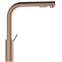 Mitigeur de cuisine Gusto tube L 2 jets cuivre brossé