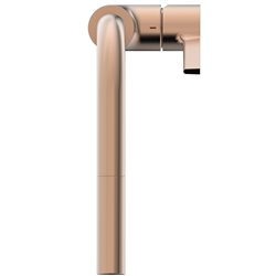 Mitigeur de cuisine Gusto tube L 2 jets cuivre brossé