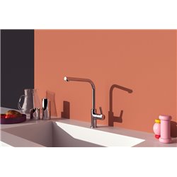 Mitigeur de cuisine Gusto tube L chromé