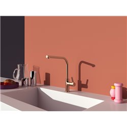 Mitigeur de cuisine Gusto tube L cuivre brossé