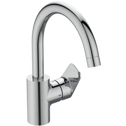 Mitigeur de cuisine Kheops Blue Start bec tube chromé