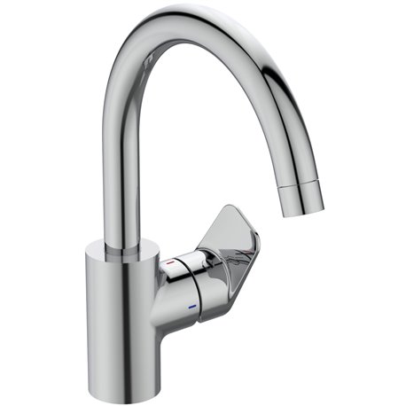 Mitigeur de cuisine Kheops Blue Start bec tube chromé