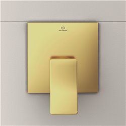 Mitigeur douche à encastrer Conca Or brossé