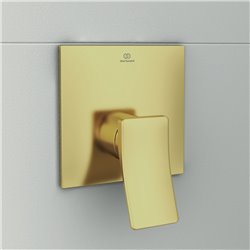 Mitigeur douche à encastrer Conca Or brossé