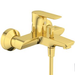Mitigeur avec ensemble bain-douche Connect Air or brossé