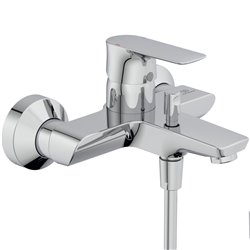 Mitigeur avec ensemble bain-douche Connect Air chromé
