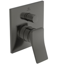 Mitigeur bain-douche à encastrer Conca gris magnétique