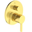 Mitigeur bain-douche à encastrer Joy or brossé